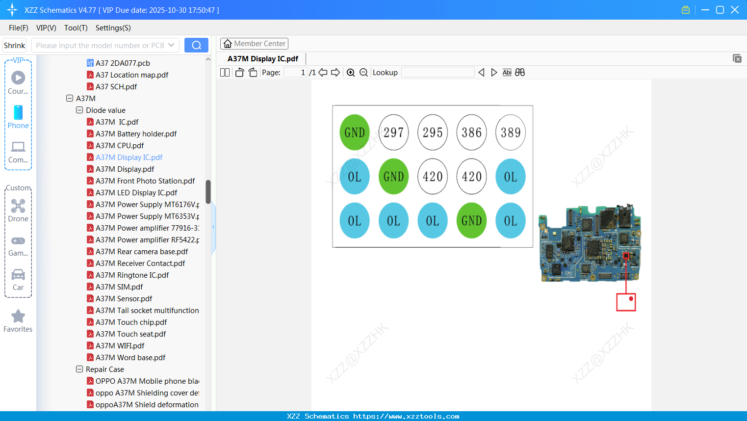 OPPO A37M Display IC